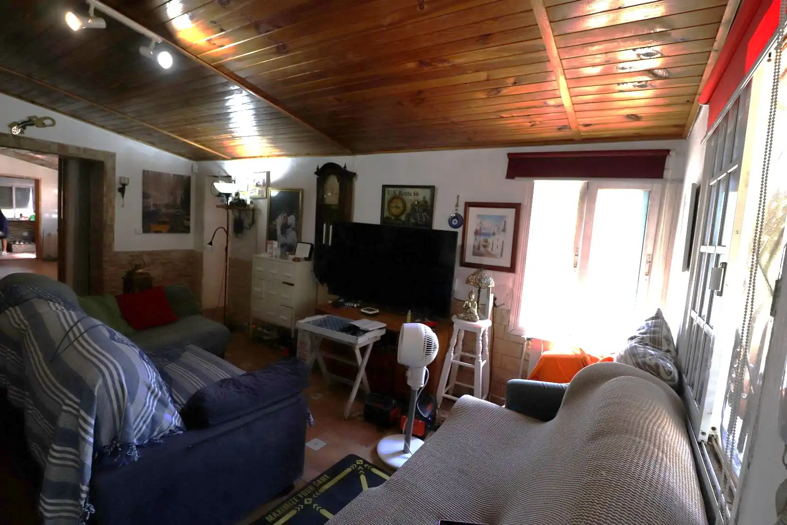 Sala de estar de Finca rústica en venta en Llucmajor con Calefacción, Trastero y Piscina