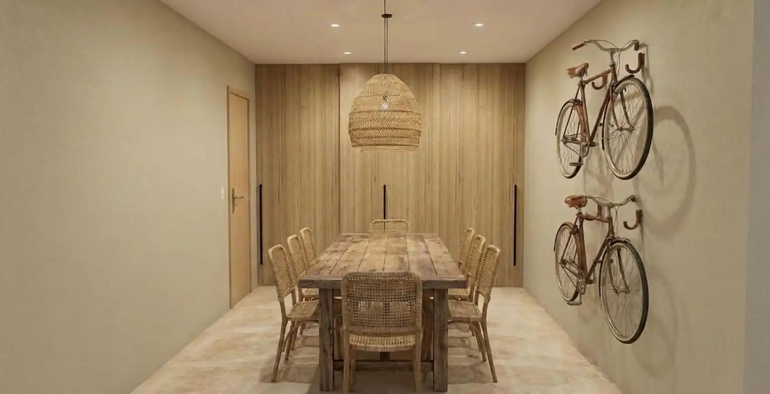Dining room of Detached homes for sale in Cantallops  with Air Conditioner, Heating and Private garden