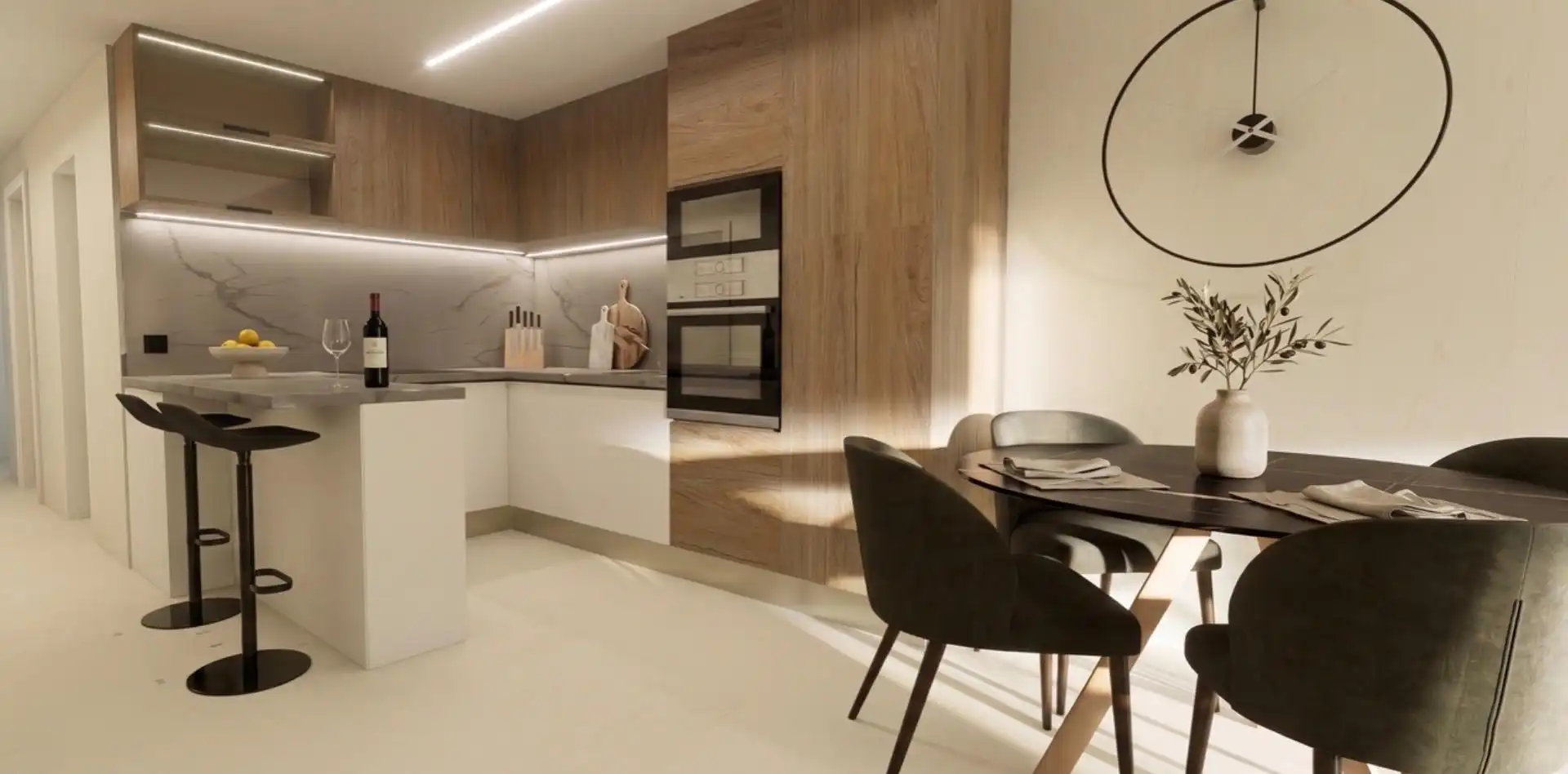 Cuina de Apartament en venda en Guardamar del Segura amb Aire condicionat, Calefacció i Jardí privat