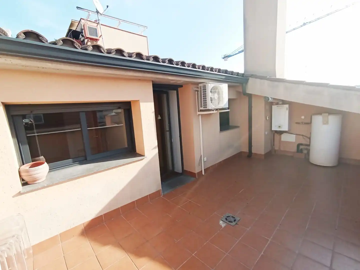 Terrasse von Maisonette zur Miete in Terrassa mit Klimaanlage, Heizung und Terrasse