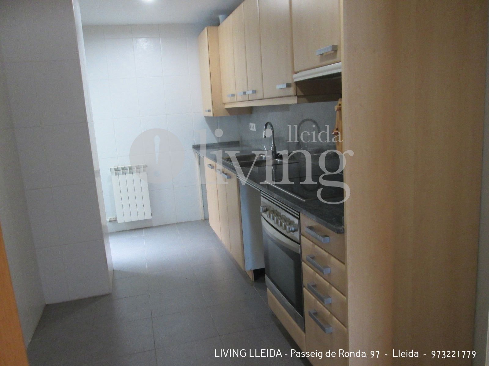 Kitchen of Flat for sale in  Lleida Capital  with Heating, Parquet flooring and Terrace