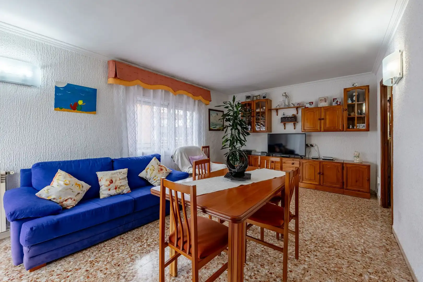 Sala de estar de Piso en venta en Malgrat de Mar con Calefacción, Terraza y Trastero