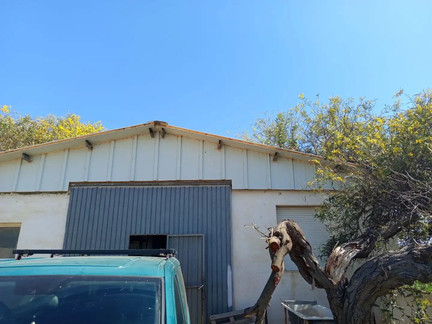 Vista exterior de Nave industrial en venta en Fuente Álamo de Murcia