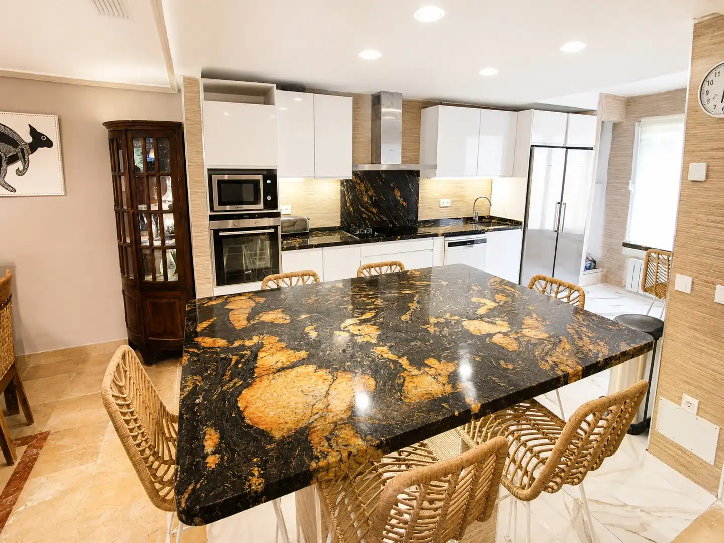 Kitchen of Houses for rent in Marbella  with Air Conditioner, Heating and Private garden