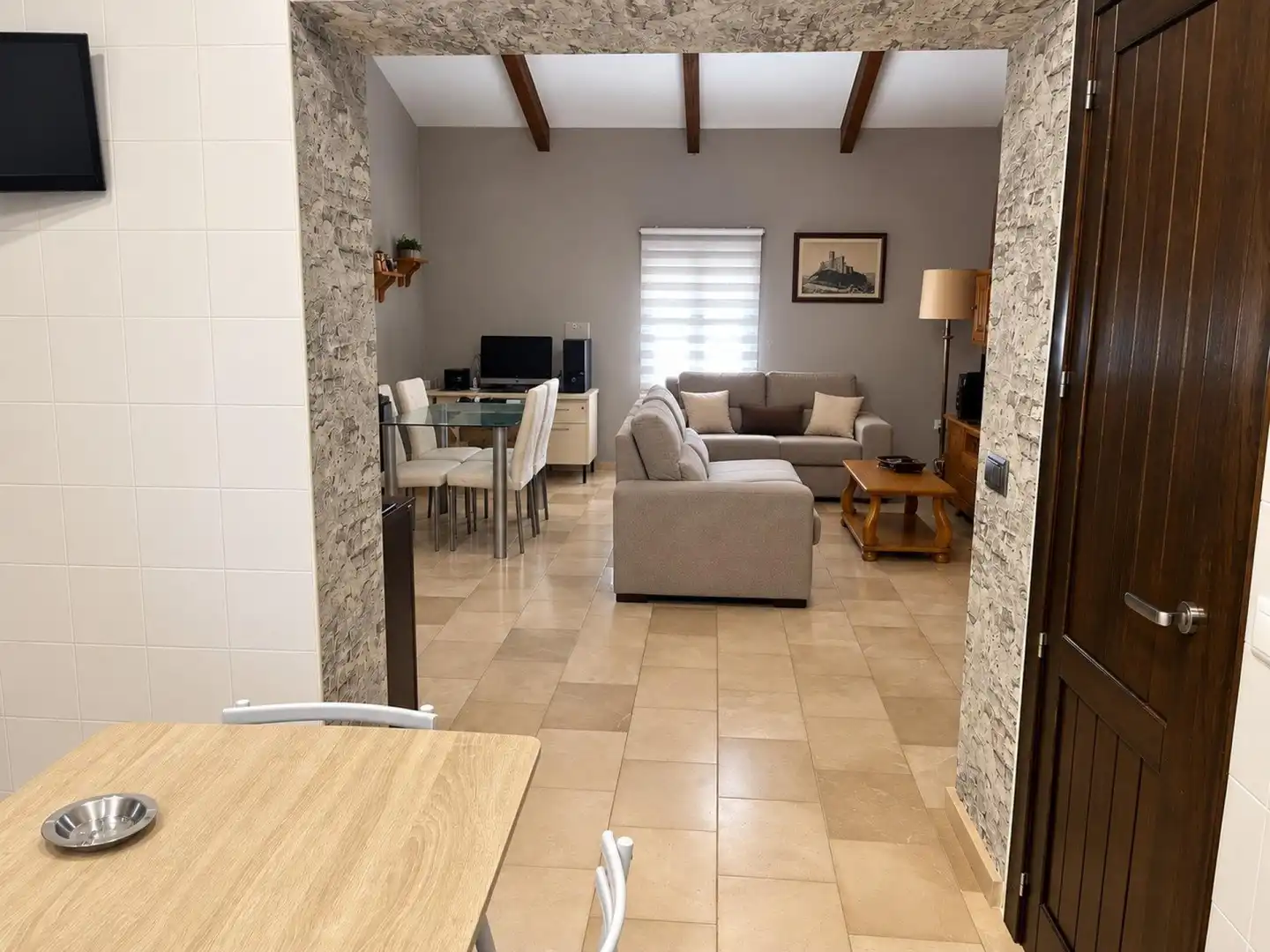 Living room of Country homes for sale in Almansa  with Heating, Swimming Pool and Furnished