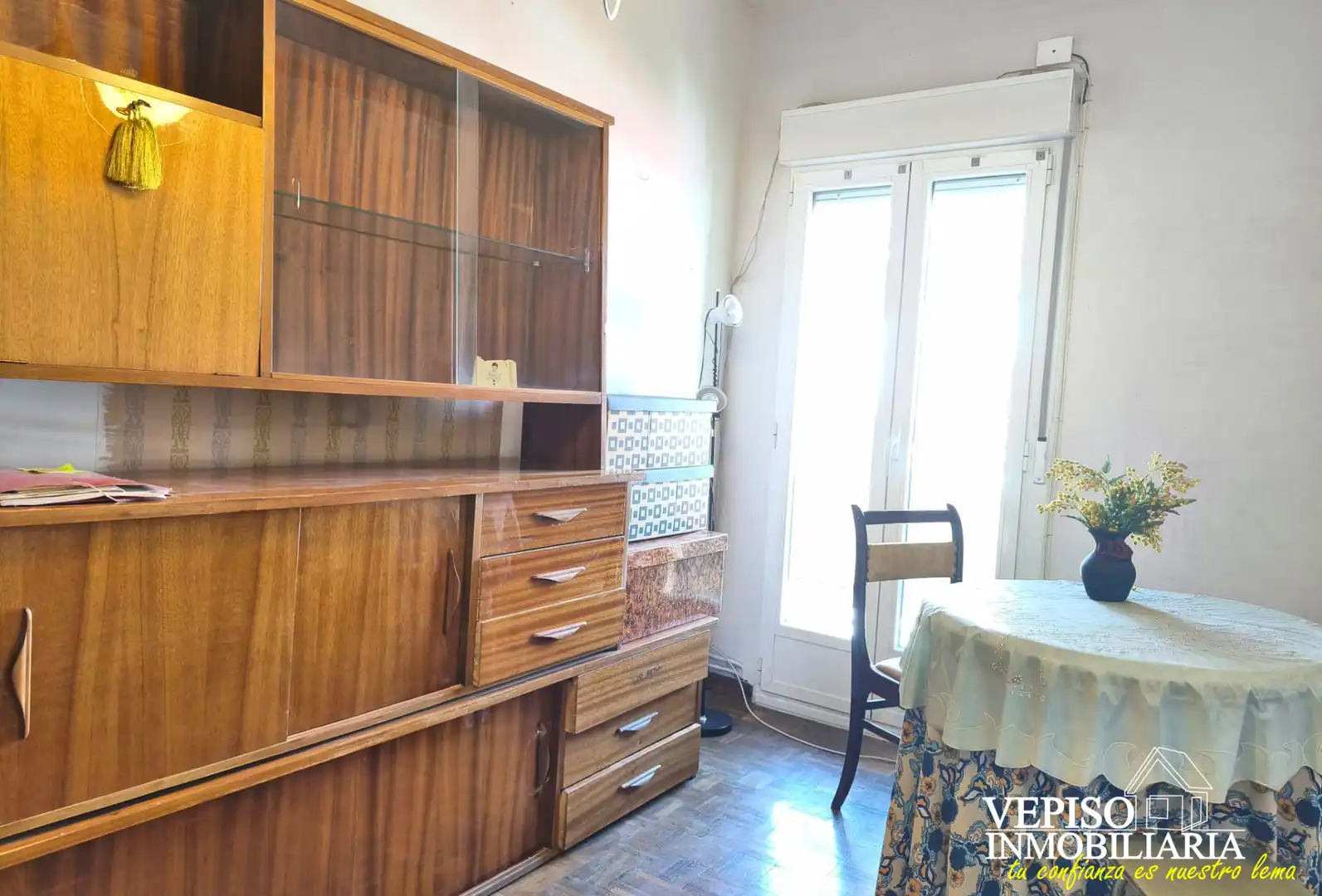 Schlafzimmer von Wohnung zum Verkauf in Madrid mit Heizung, Parkett und Terrasse