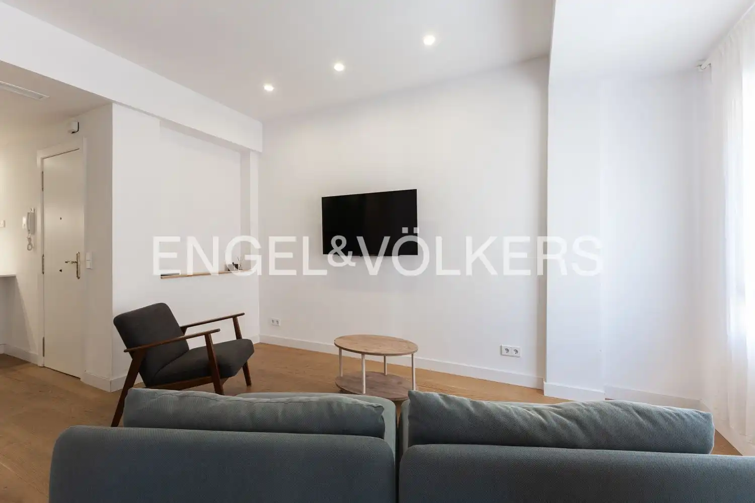 Sala de estar de Piso de alquiler en Valencia con Aire acondicionado, Calefacción y Balcón