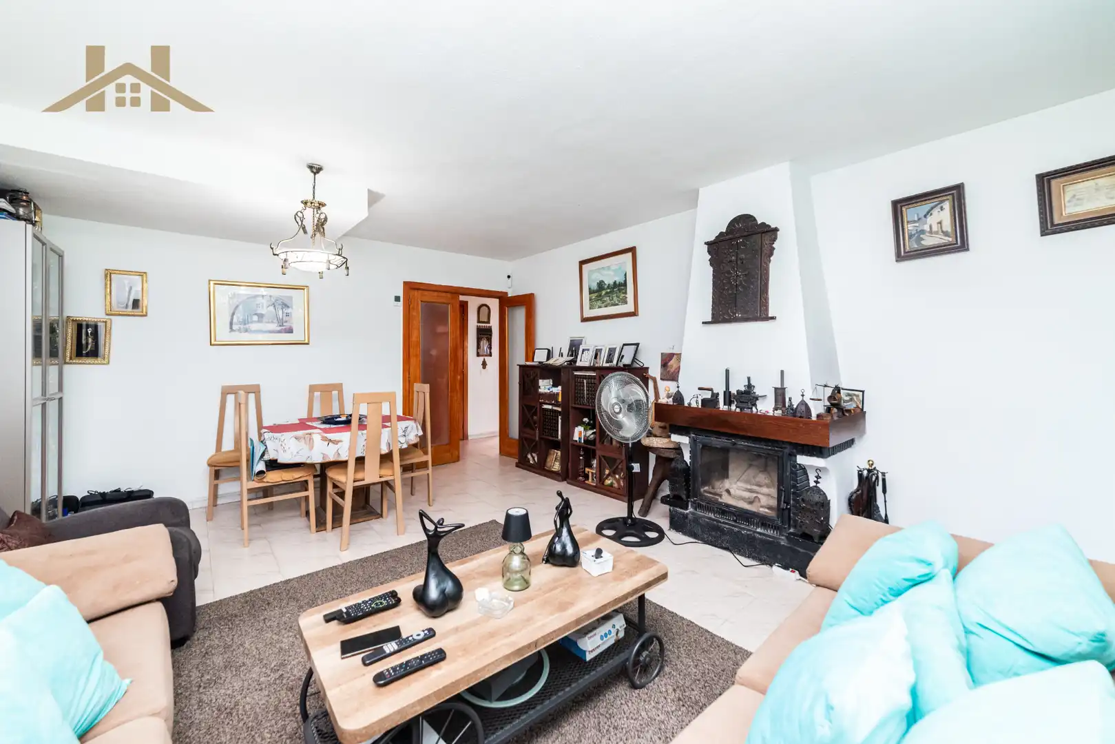 Living room of Houses for sale in El Escorial  with Heating, Private garden and Storage room
