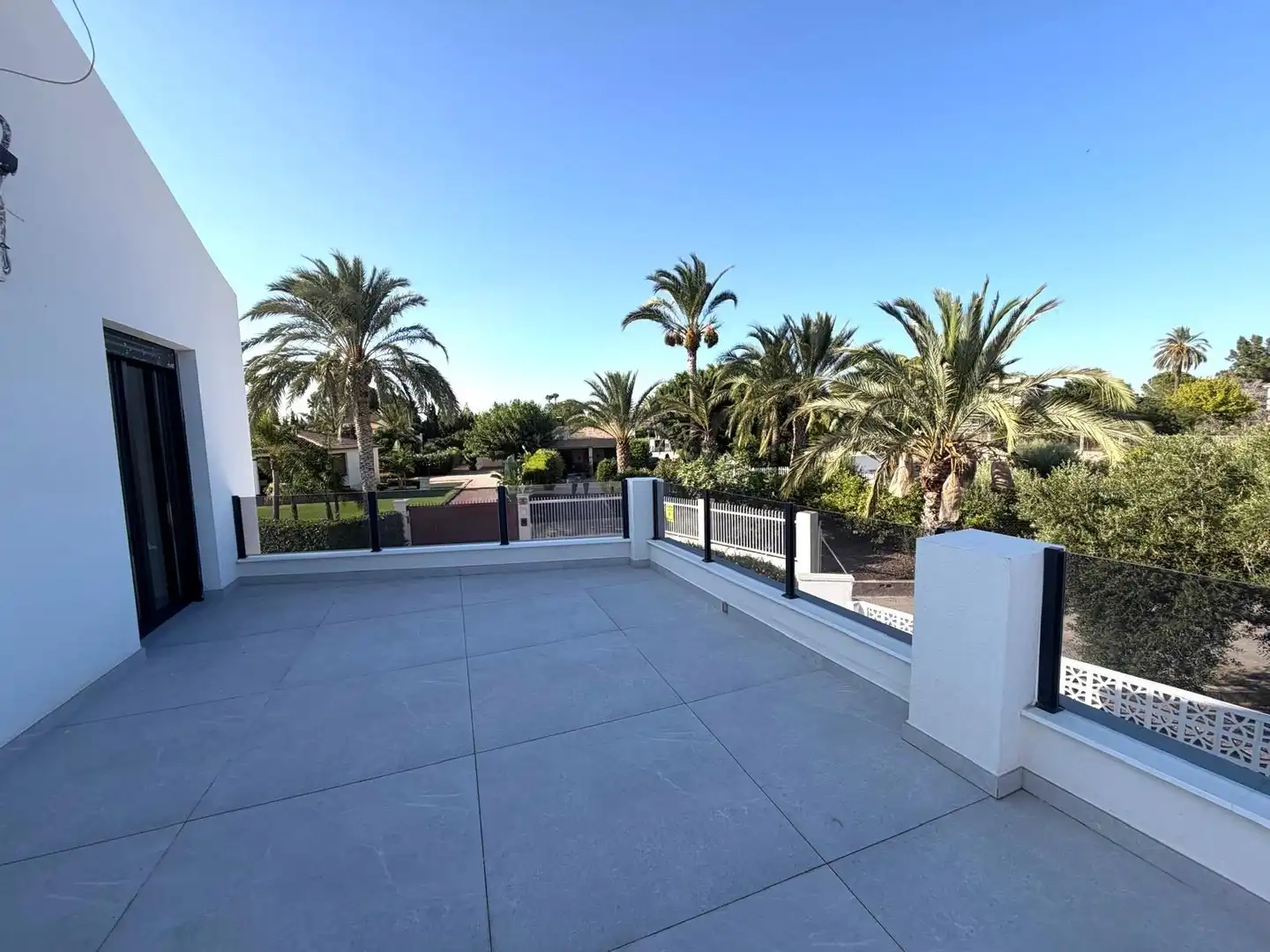 Terraza de Casa o chalet en venta en Elche / Elx con Aire acondicionado, Terraza y Piscina