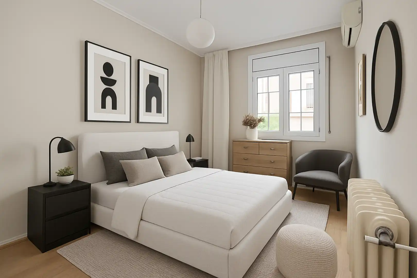 Bedroom of Duplexes for sale in Barcelona  with Air Conditioner, Heating and Balcony