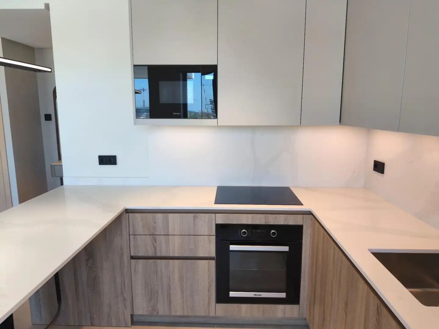 Cocina de Piso de alquiler en Málaga con Aire acondicionado, Calefacción y Terraza