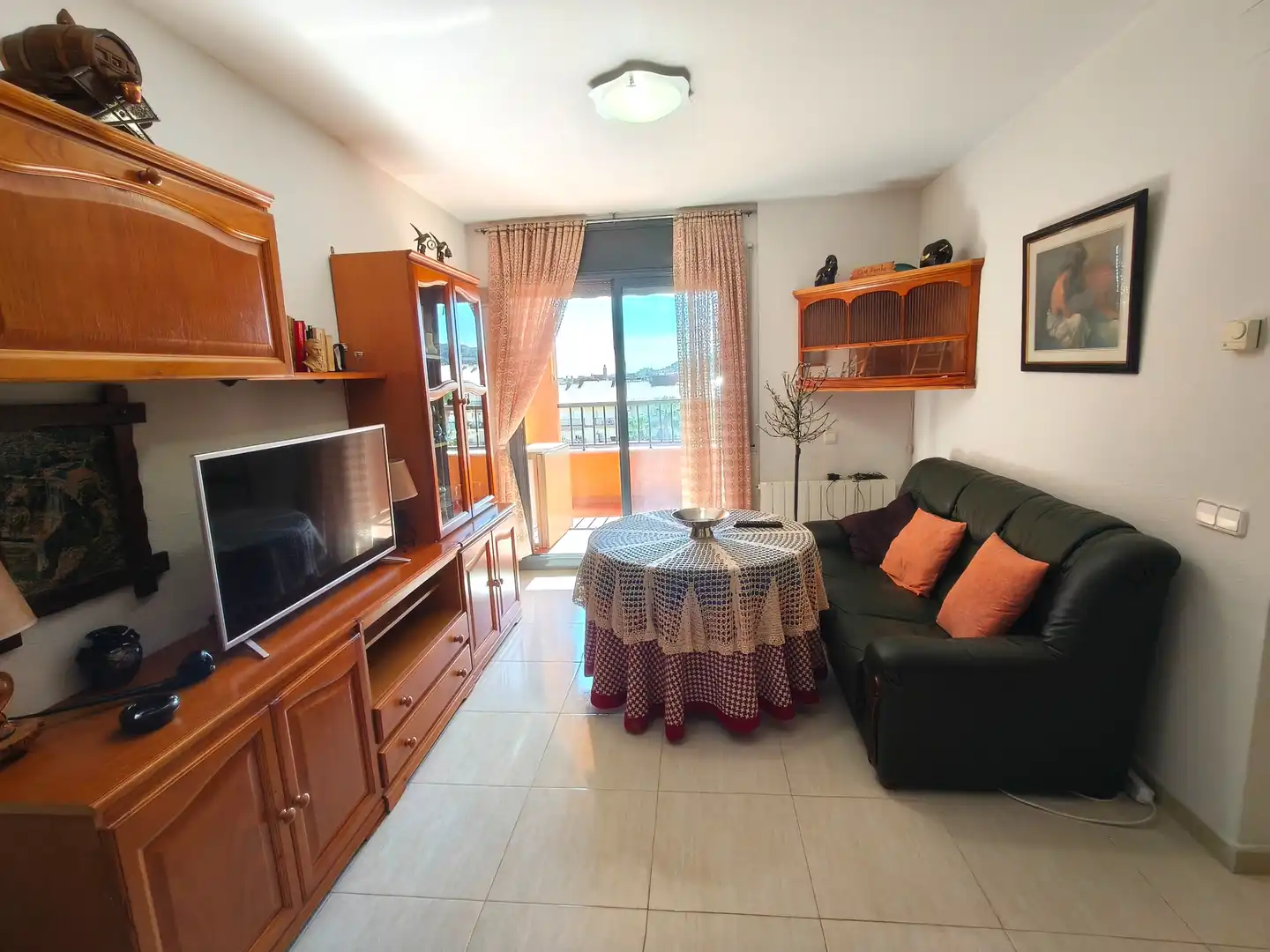 Sala d'estar de Àtic en venda en Calella amb Calefacció, Moblat i Forn