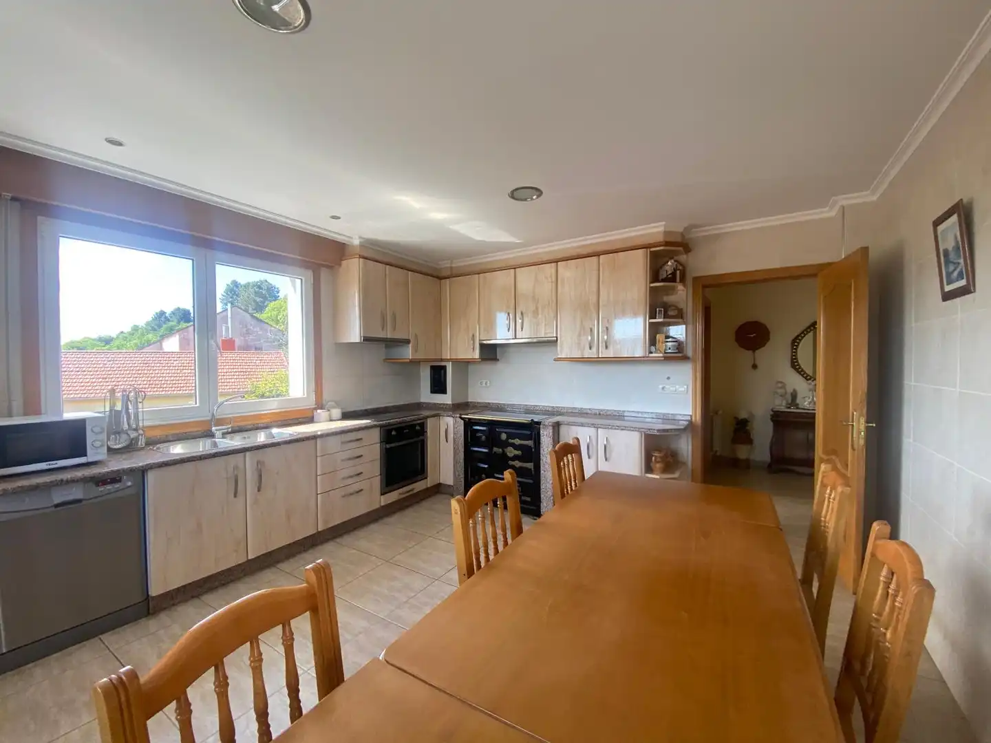 Cocina de Casa o chalet en venta en O Irixo con Calefacción, Jardín privado y Parquet
