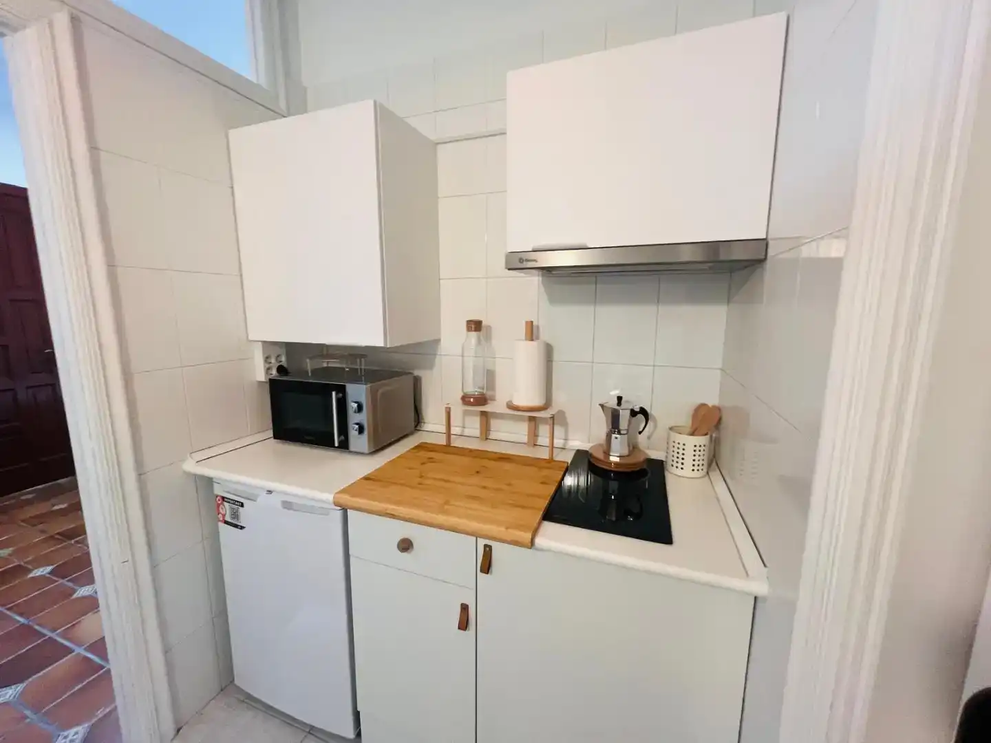 Küche von Wohnung zur Miete in Marín mit Terrasse