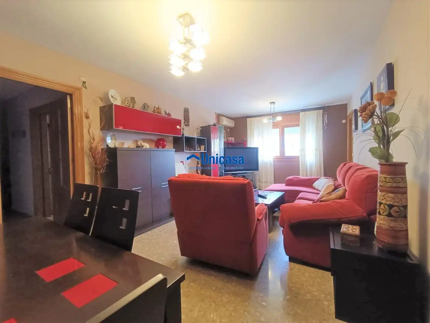 Sala de estar de Piso en venta en Málaga con Aire acondicionado, Terraza y Amueblado