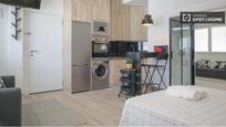 Kitchen of Flat to rent in  Madrid Capital  with Air Conditioner, Heating and Furnished