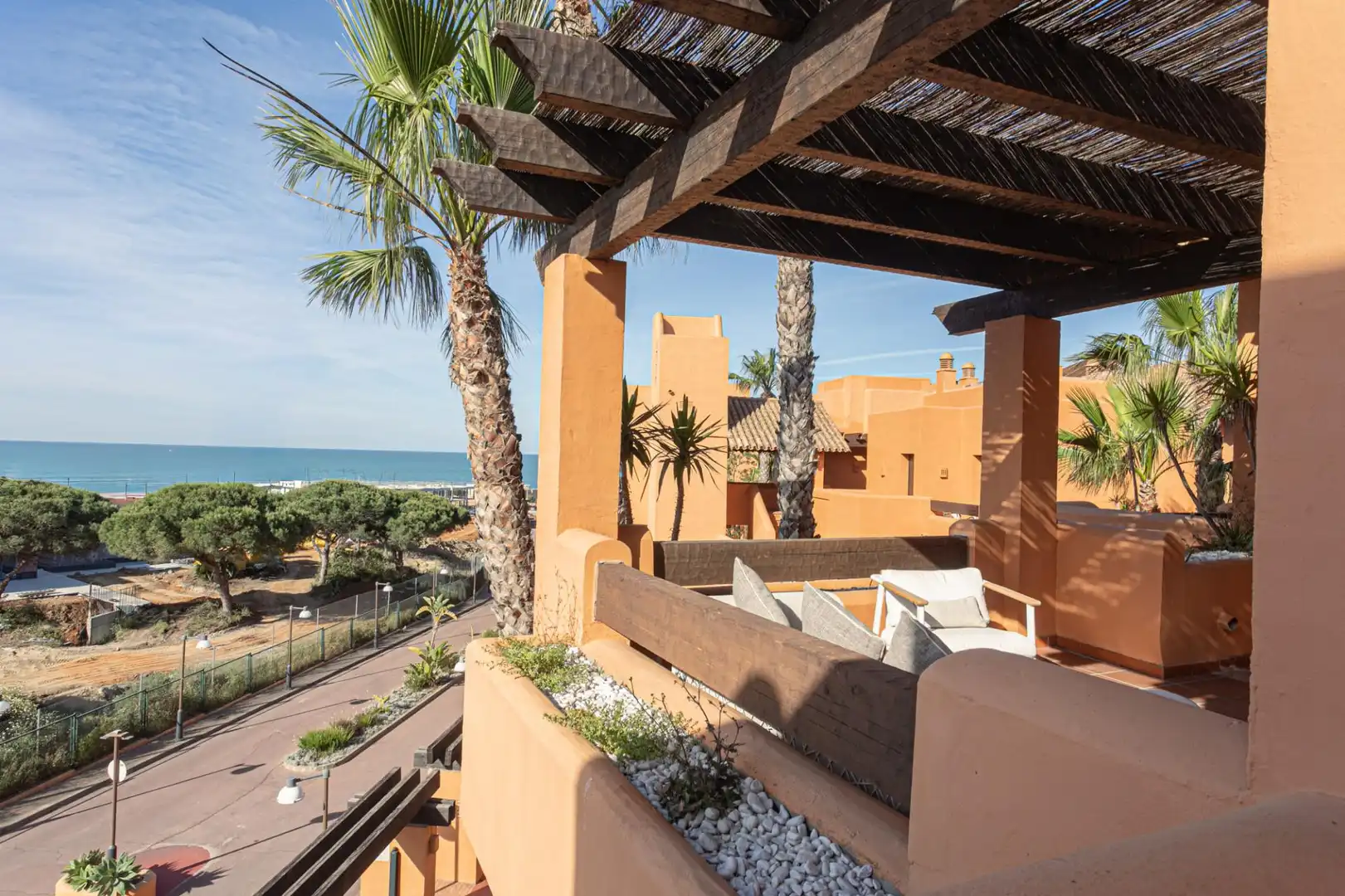 Terrassa de Apartament en venda en Chiclana de la Frontera amb Piscina comunitària