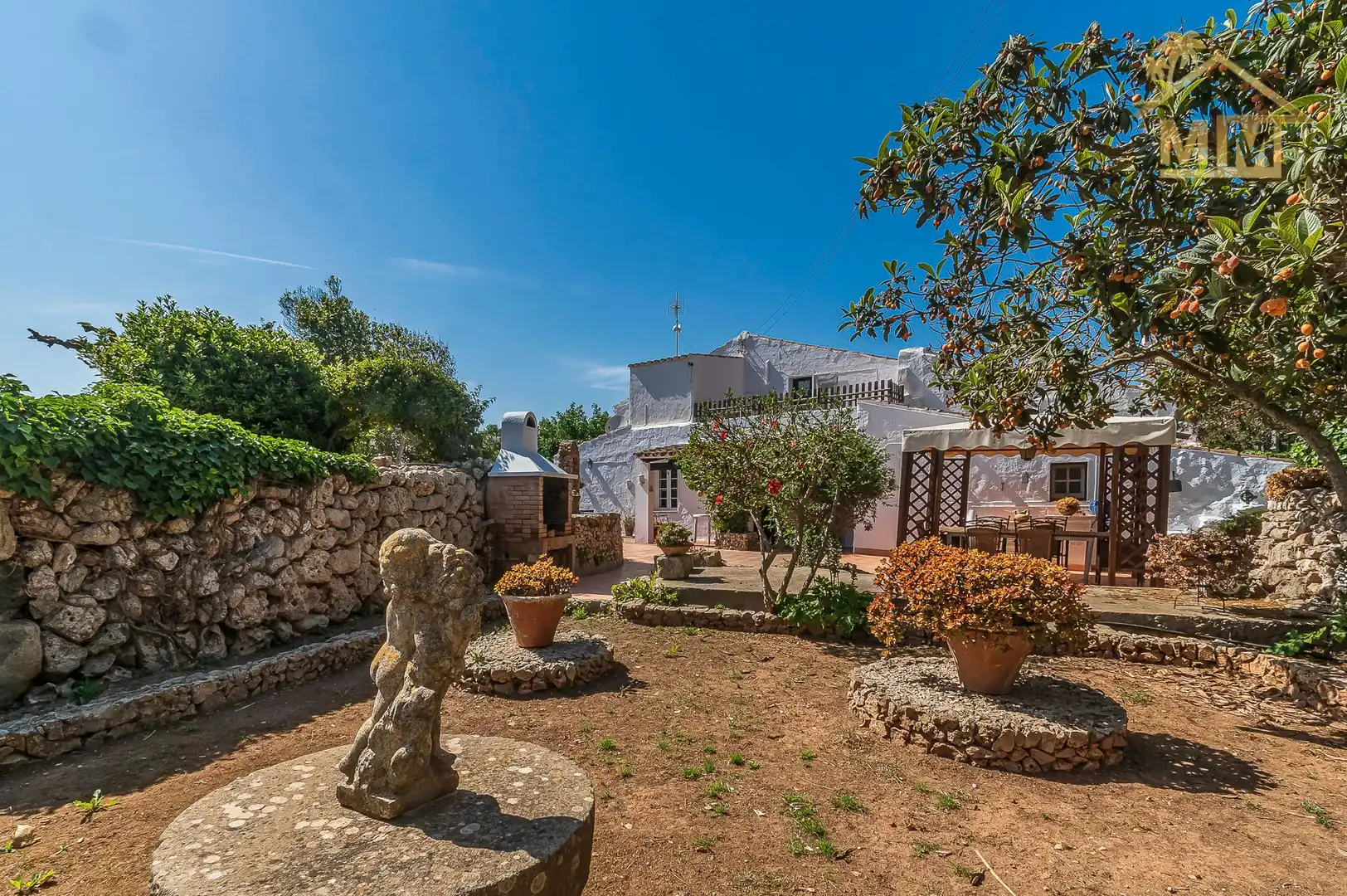 Jardín de Casa o chalet en venta en Es Castell con Aire acondicionado, Calefacción y Jardín privado