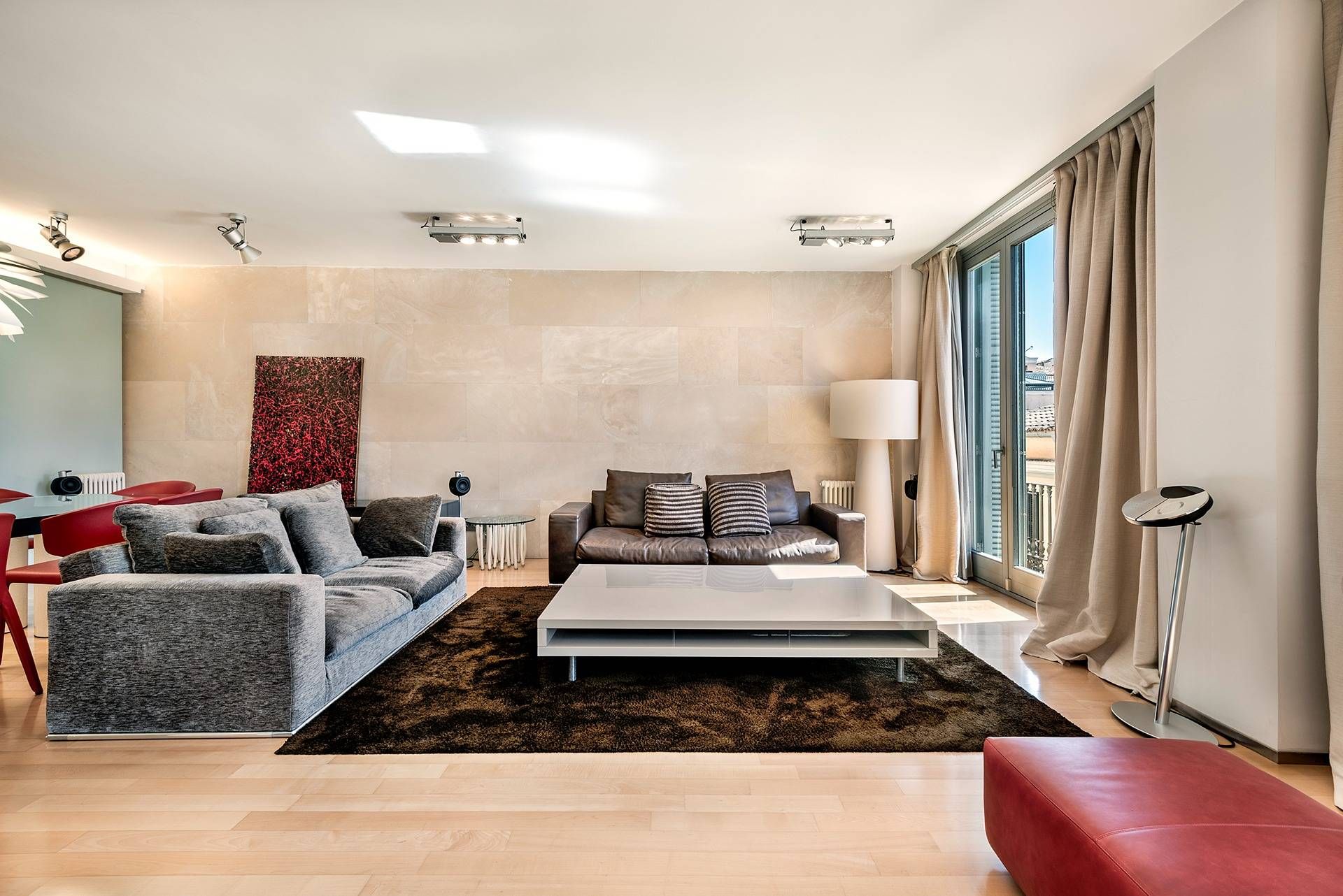 Sala d'estar de Dúplex en venda en  Palma de Mallorca amb Aire condicionat, Calefacció i Parquet