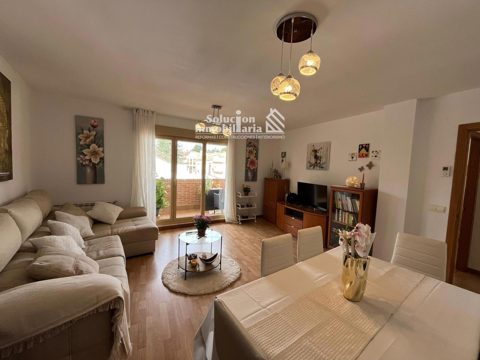 Living room of Flat for sale in Aldealengua  with Heating, Terrace and Swimming Pool