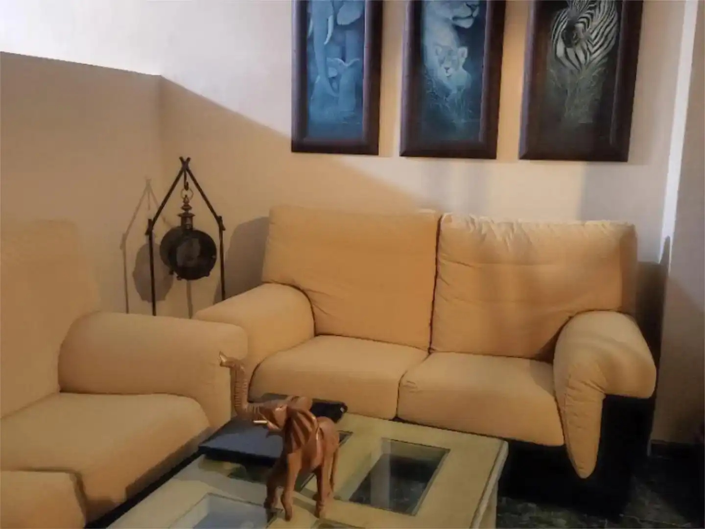 Sala d'estar de Casa adosada de lloguer en Benalmádena