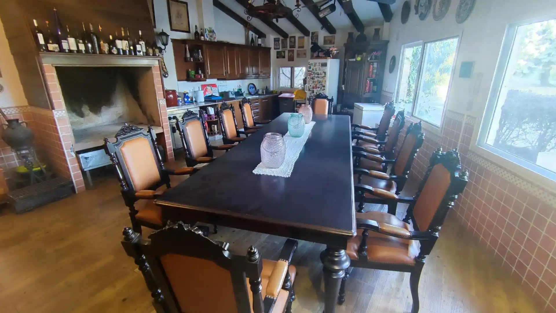 Dining room of Houses for sale in San Vicente del Raspeig / Sant Vicent del Raspeig  with Air Conditioner, Heating and Private garden