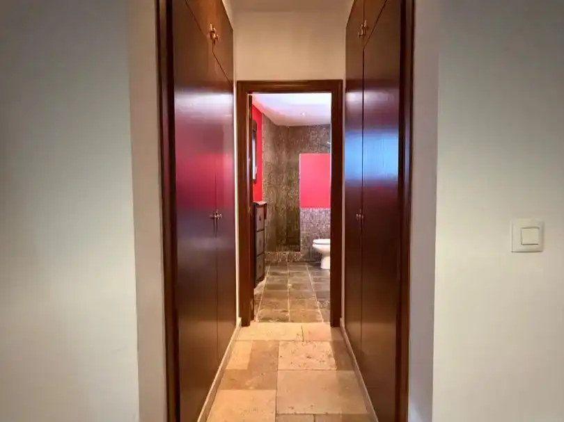 Badezimmer von Wohnung zur Miete in Cartaya mit Klimaanlage, Abstellraum und Möbliert
