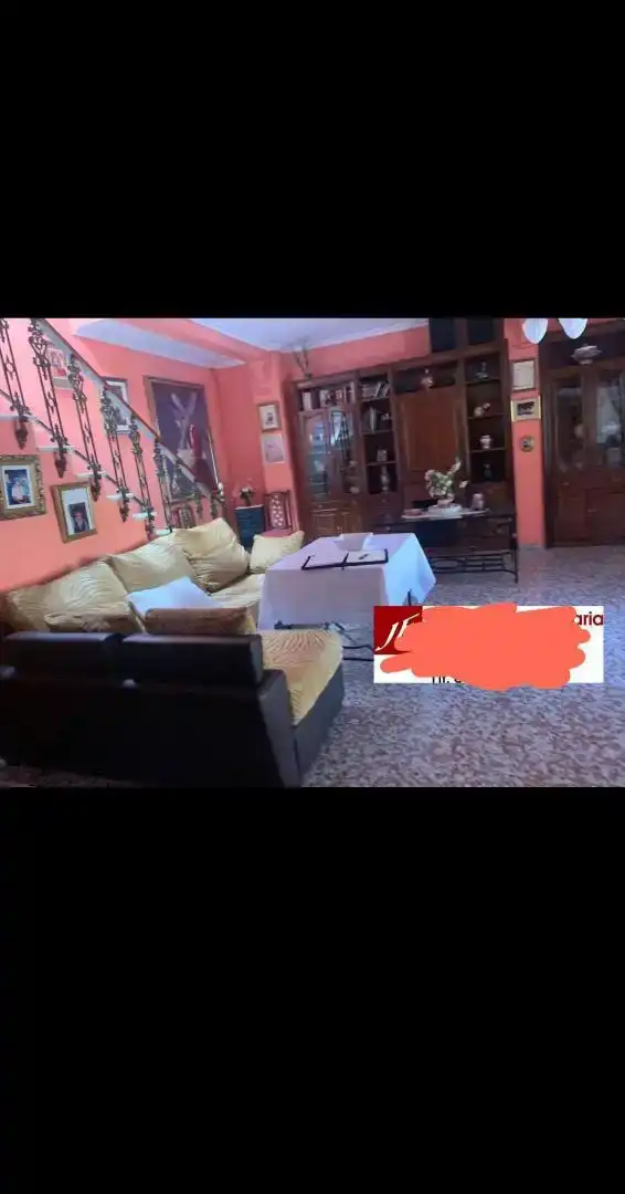 Sala de estar de Casa o chalet en venta en Hinojos con Aire acondicionado y Piscina