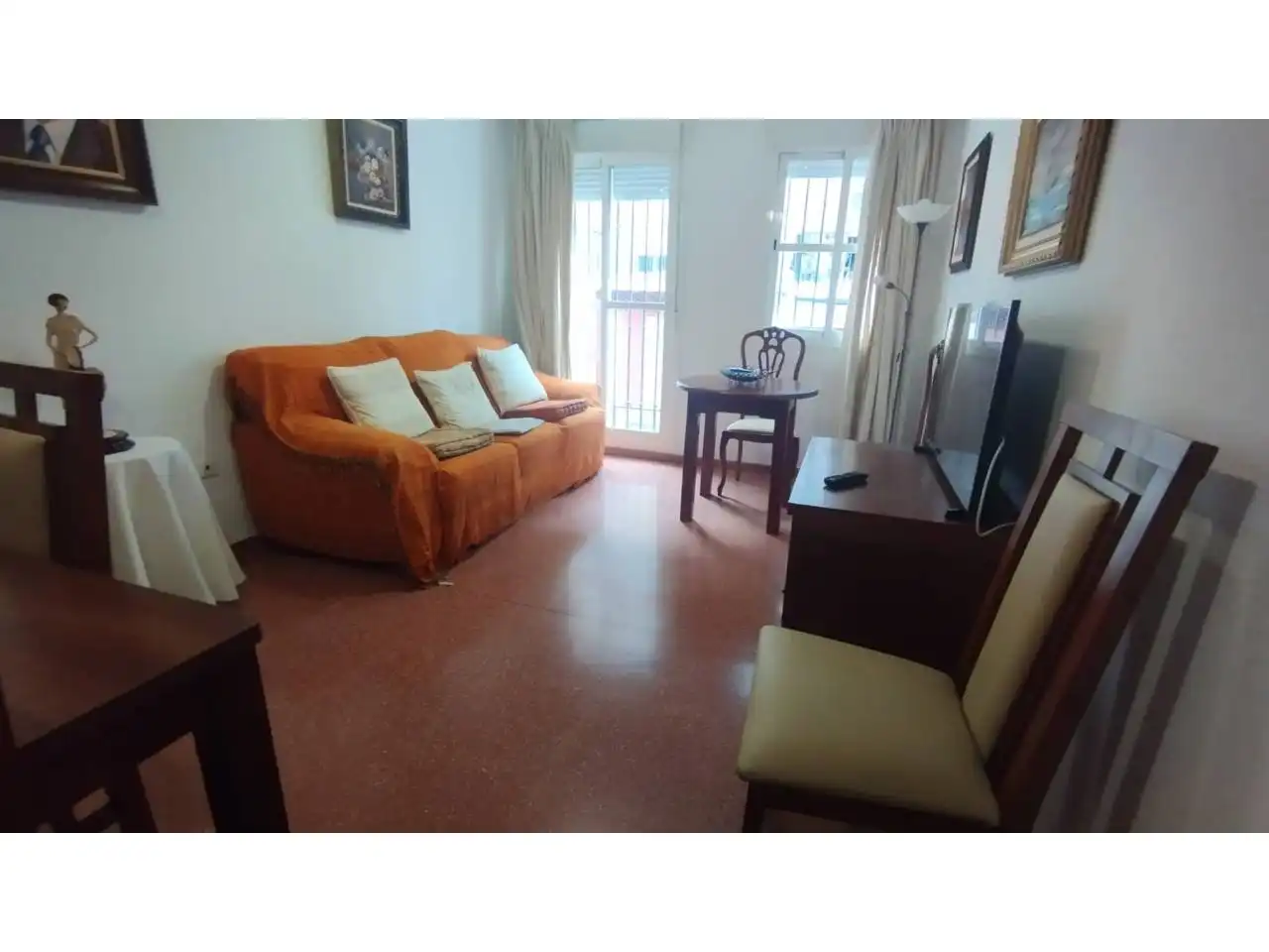 Living room of Flat for sale in Huelva  with Storage room and Furnished