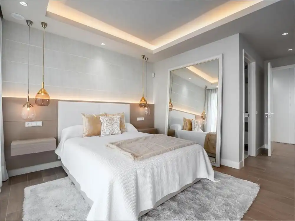 Bedroom of Houses for sale in Estepona  with Air Conditioner, Private garden and Terrace