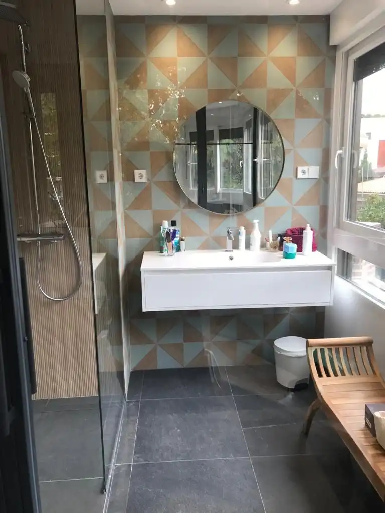Bathroom of Flat for rent in Madrid  with Air Conditioner, Heating and Terrace
