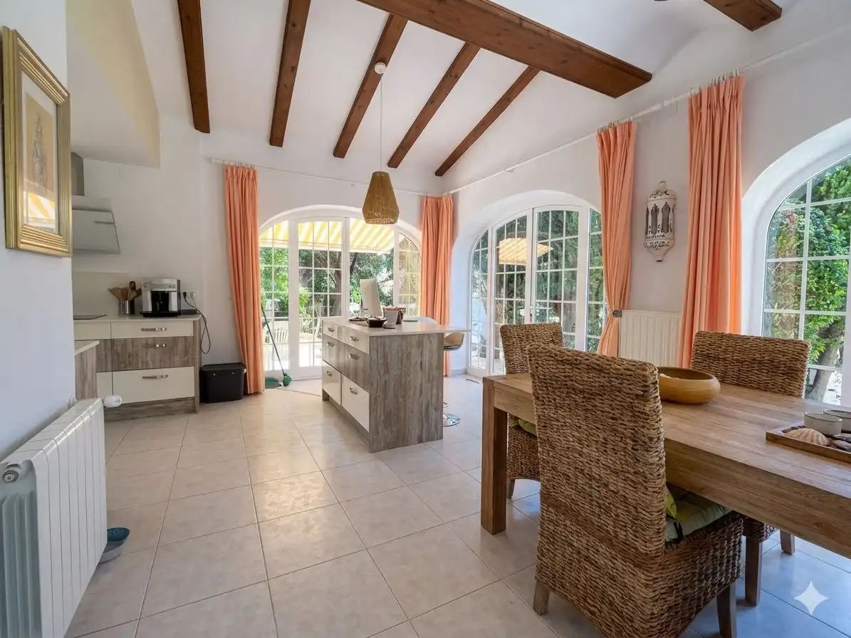 Dining room of Houses for sale in Dénia  with Air Conditioner, Heating and Private garden