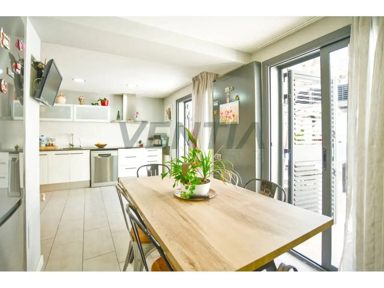 Kitchen of Houses for sale in Sant Feliu de Codines  with Air Conditioner, Heating and Private garden