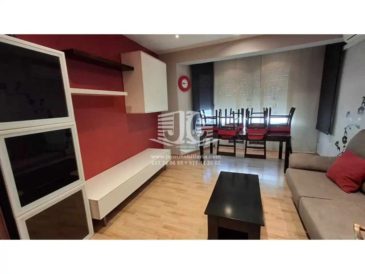 Sala de estar de Piso de alquiler en Tortosa con Aire acondicionado, Parquet y Terraza