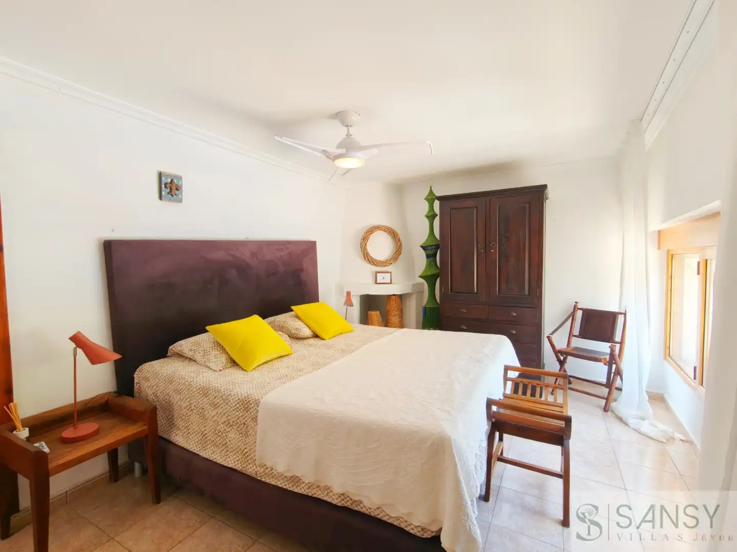 Schlafzimmer von Haus oder Chalet zum Verkauf in Castell de Castells mit Klimaanlage, Terrasse und Abstellraum
