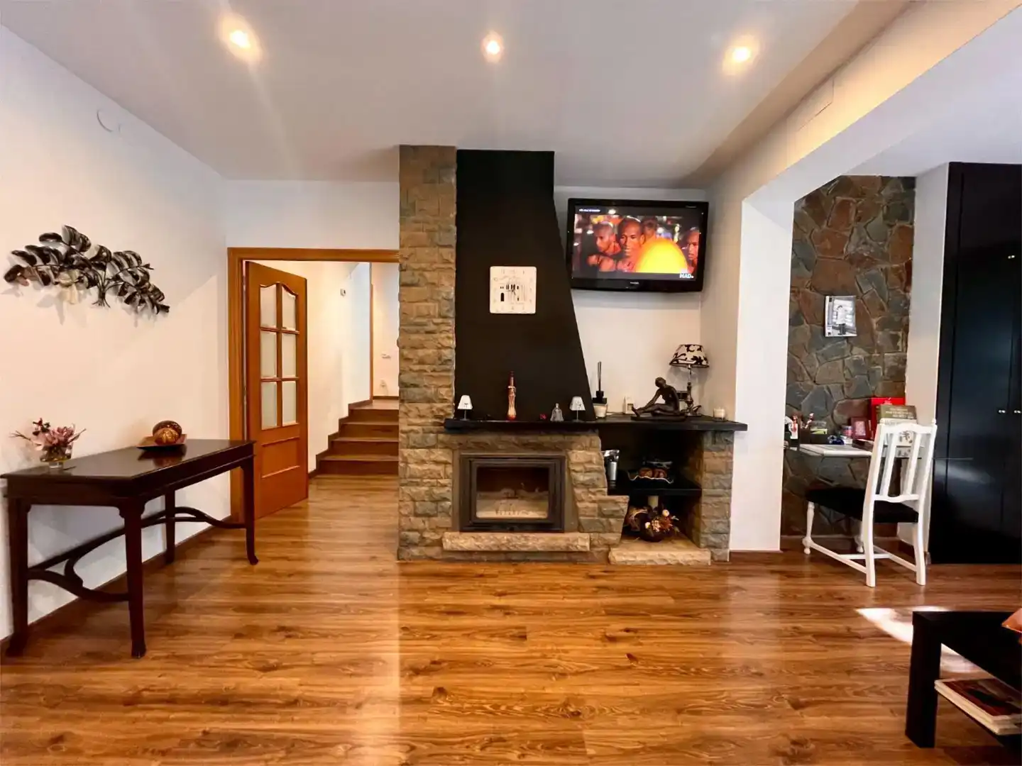 Sala de estar de Casa o chalet en venta en Begues con Aire acondicionado, Piscina y Balcón