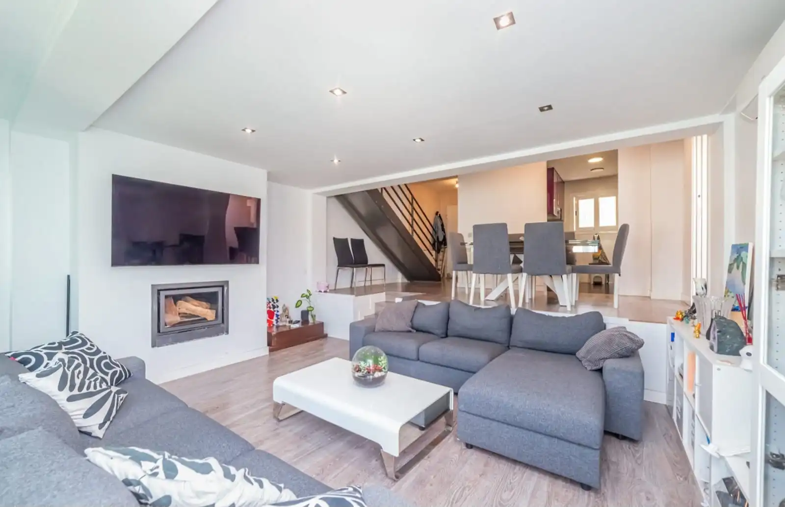 Living room of Duplexes for sale in Rivas-Vaciamadrid  with Air Conditioner, Heating and Terrace