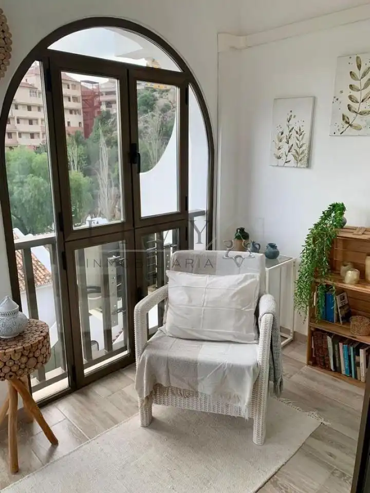 Terrasse von Wohnung zur Miete in Fuengirola mit Heizung, Terrasse und Möbliert