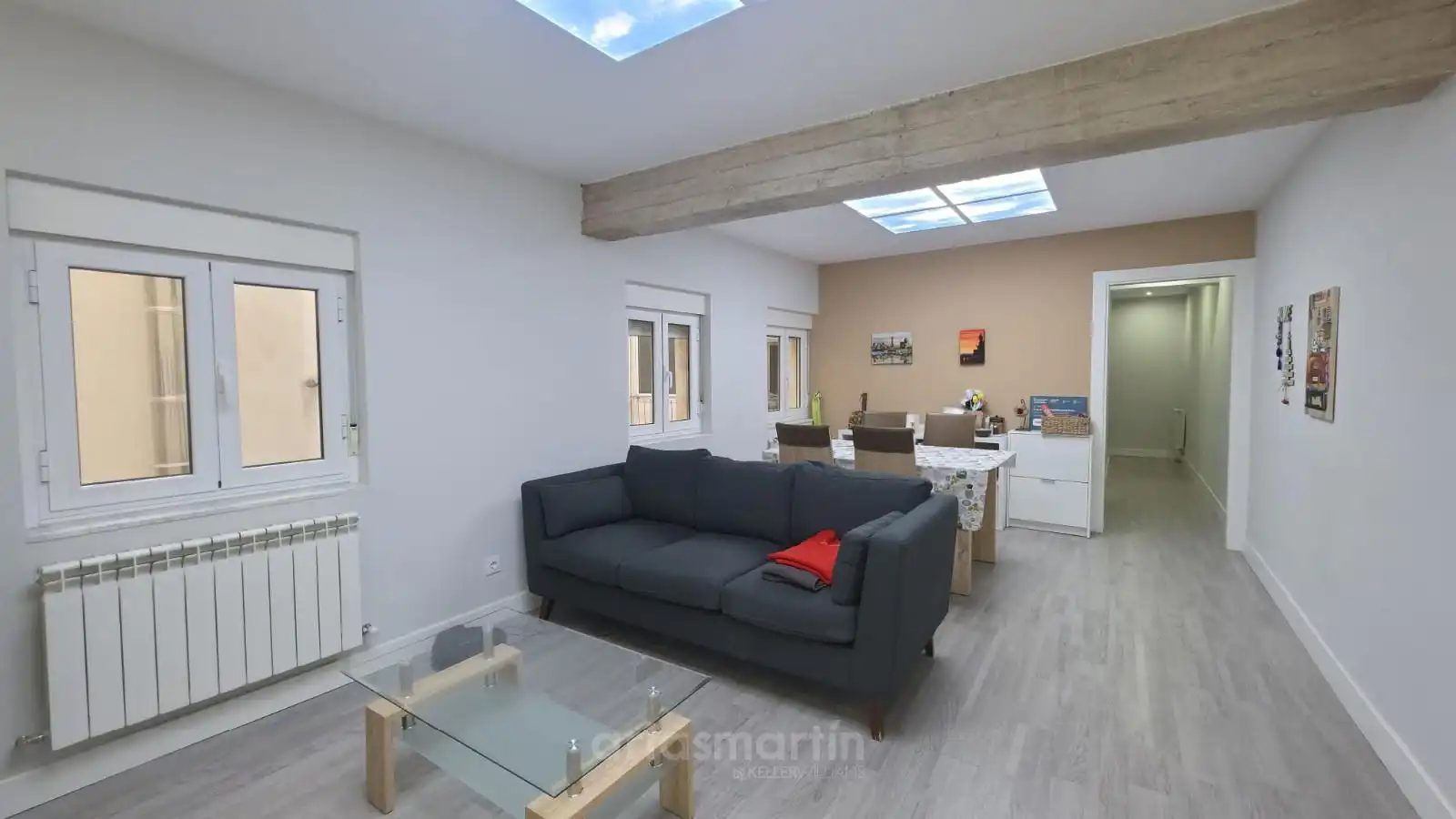 Sala de estar de Piso de alquiler en Salamanca con Calefacción, Terraza y Amueblado