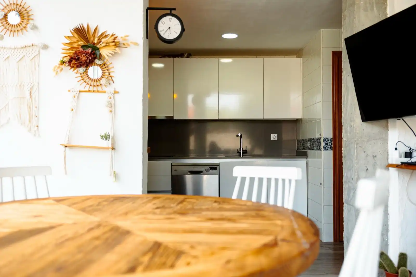 Cocina de Casa o chalet en venta en La Pobla de Vallbona con Aire acondicionado, Calefacción y Terraza