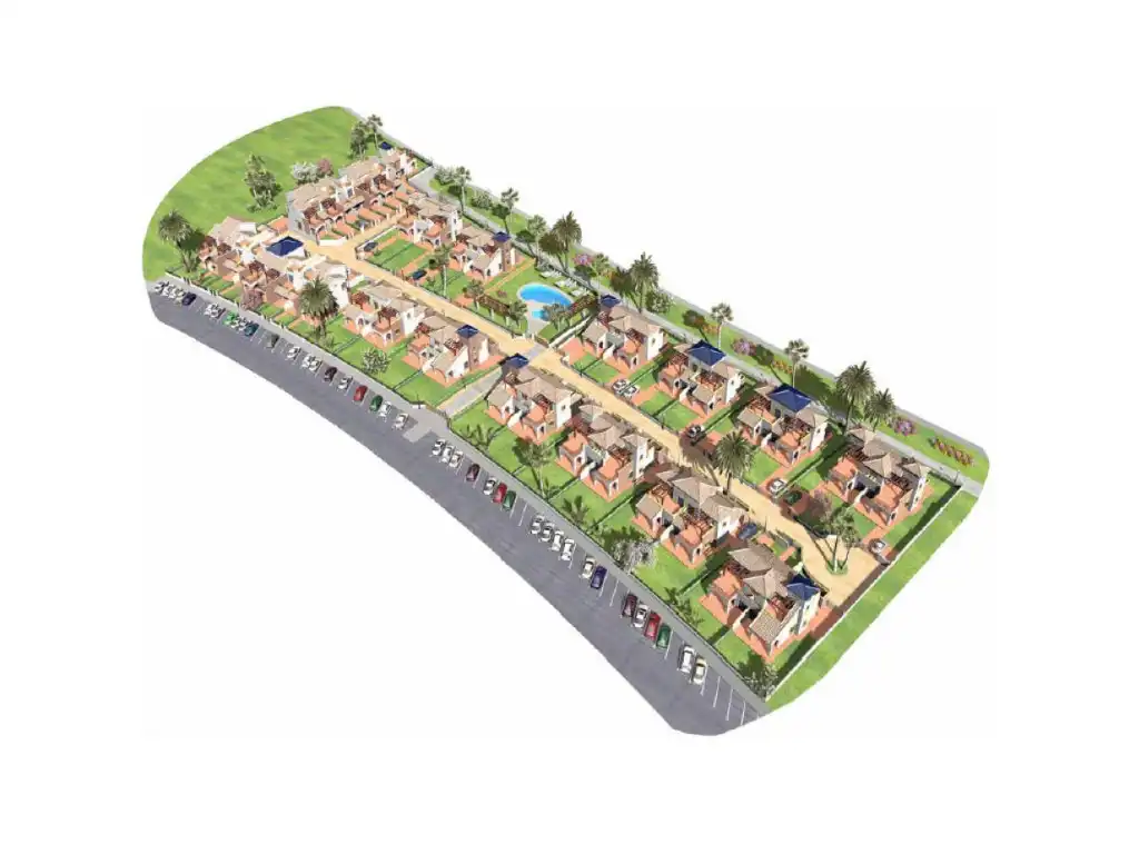 Außenansicht von Maisonette zum Verkauf in Vera mit Klimaanlage, Privatgarten und Terrasse