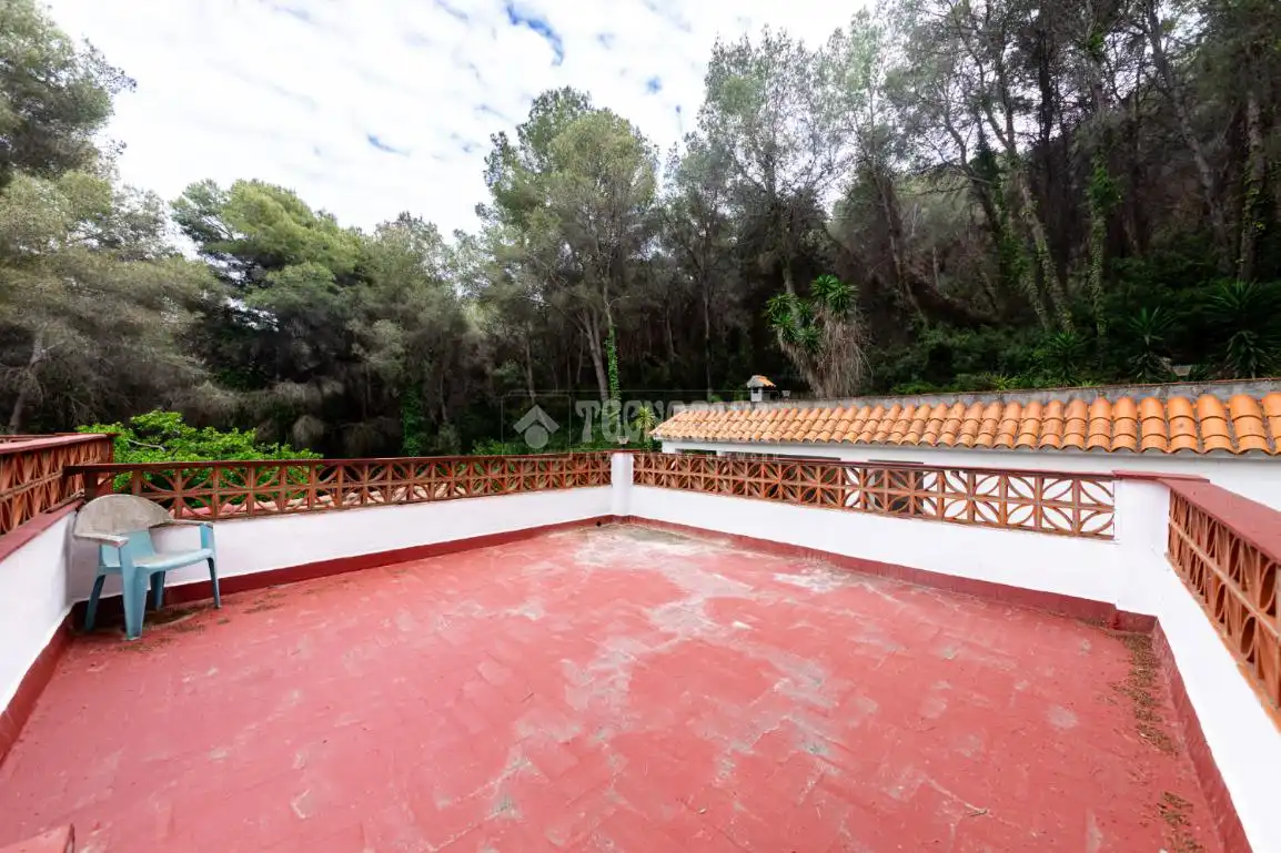 Terraza de Finca rústica en venta en Cubelles con Calefacción, Jardín privado y Terraza
