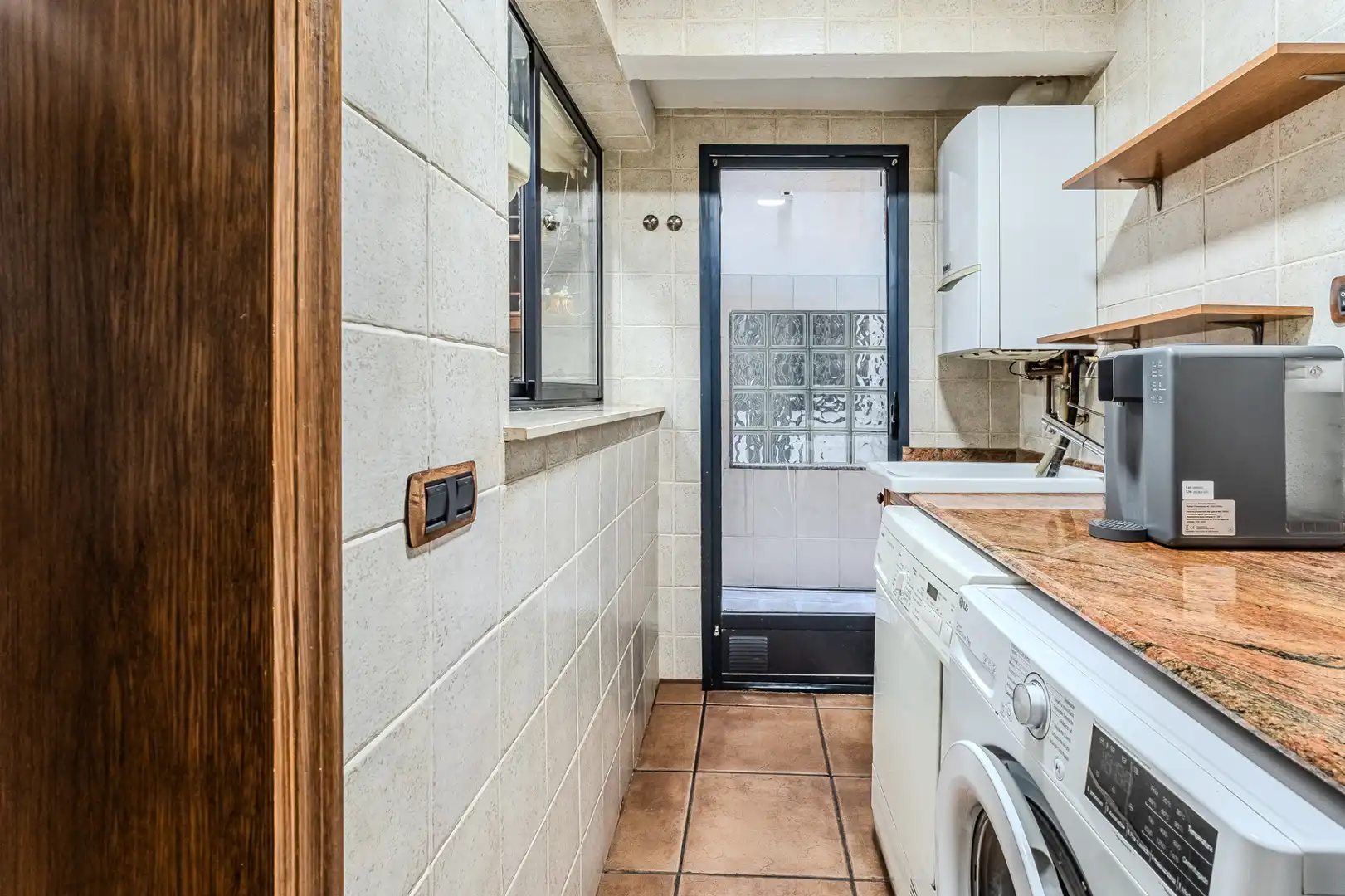Kitchen of Flat for sale in Burriana / Borriana  with Air Conditioner, Heating and Terrace