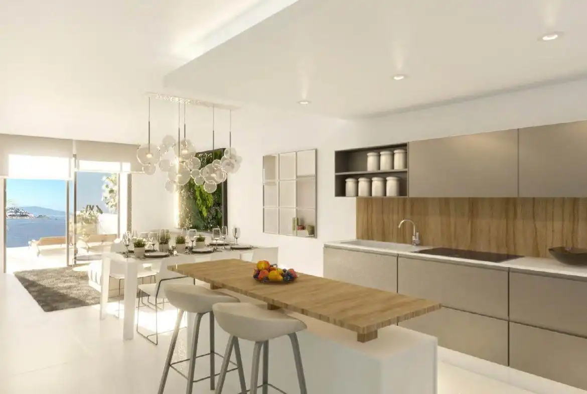 Kitchen of Attic for sale in Benalmádena  with Air Conditioner, Heating and Terrace