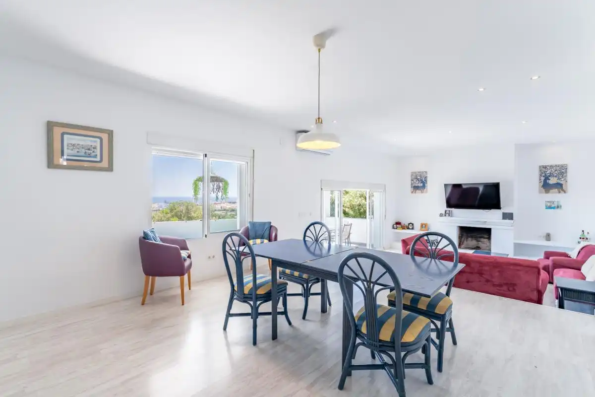Dining room of Houses for sale in Málaga  with Air Conditioner, Heating and Private garden