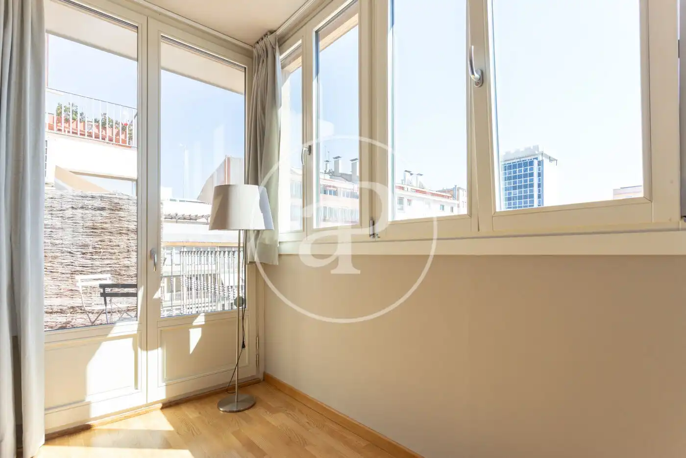 Bedroom of Flat for rent in Barcelona  with Air Conditioner, Heating and Terrace