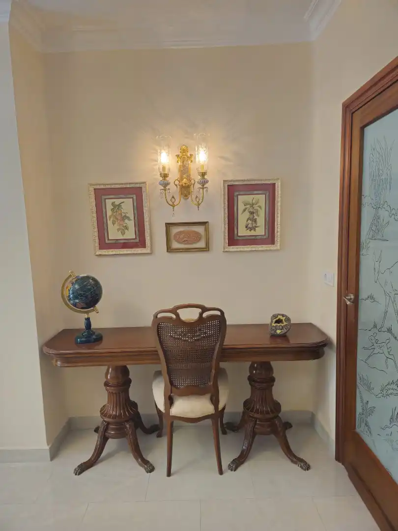Dining room of Flat for rent in Valencia  with Air Conditioner, Furnished and Washing machine