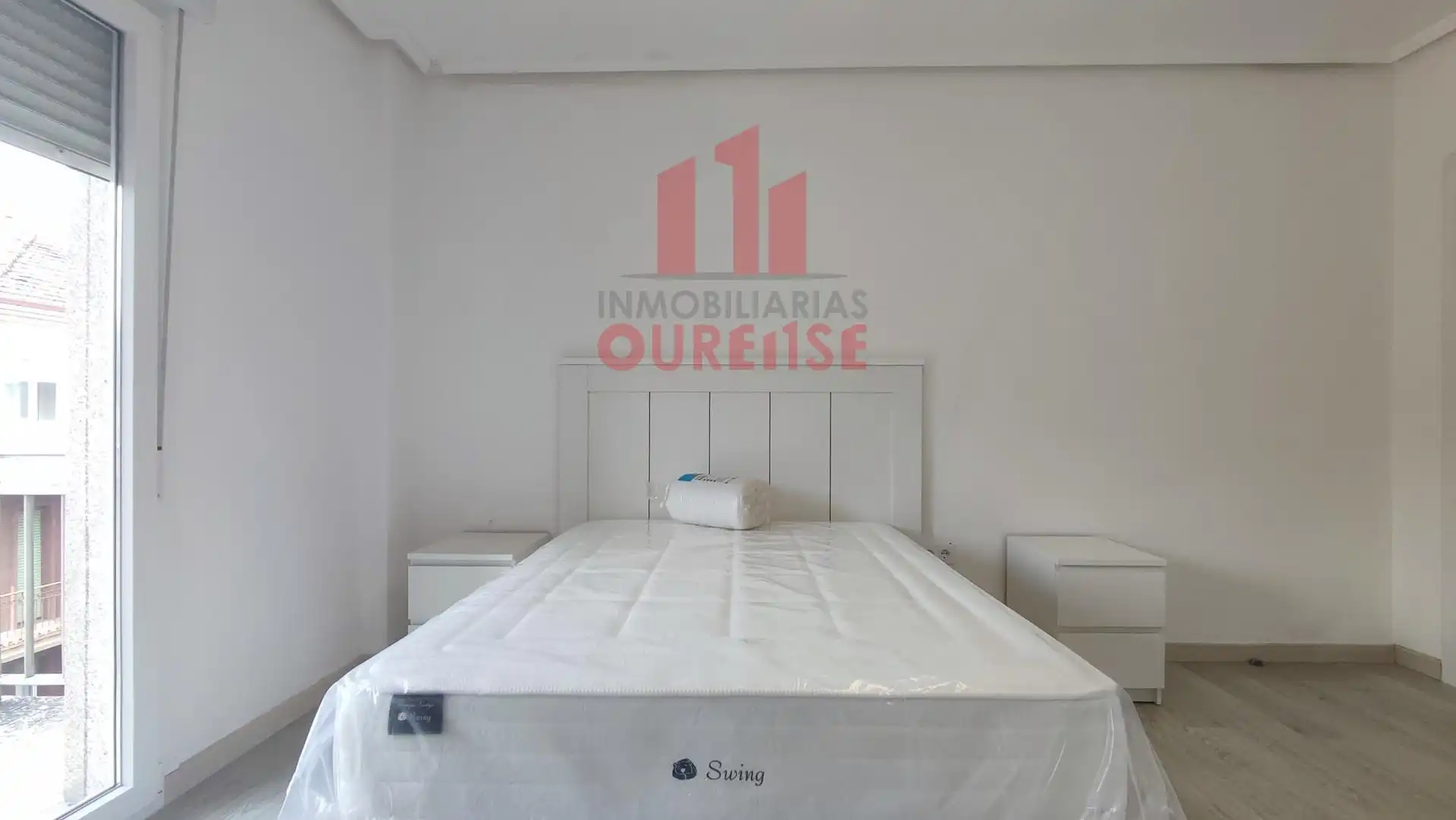 Schlafzimmer von Wohnung zur Miete in Ourense Capital  mit Heizung, Möbliert und Balkon