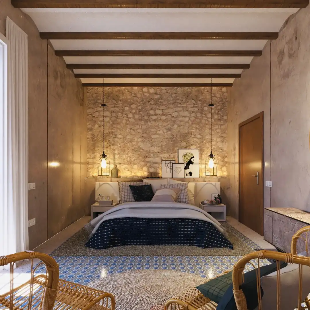 Habitación de Casa adosada en venta en Benissa con Jardín privado, Terraza y Trastero