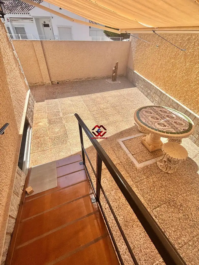 Terrassa de Casa o xalet en venda en San Javier amb Aire condicionat, Calefacció i Jardí privat
